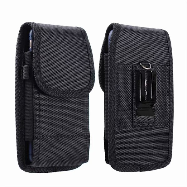 Beltehylster Vertikal med Etui for iPhone 8 Plus Svart