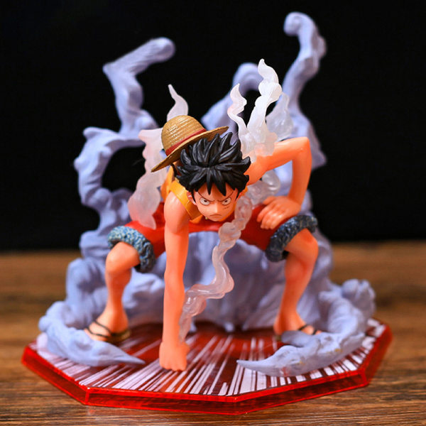 One Piece Anime Figur Luffy Gear 2 Fighting Stance Action Fig