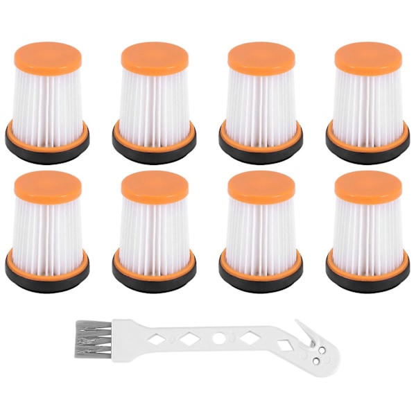 8-pack Ersättningsfilter för Shark Ion W1 S87 Sladdlös Handdammsugare Wv200, Wv201{GKS}