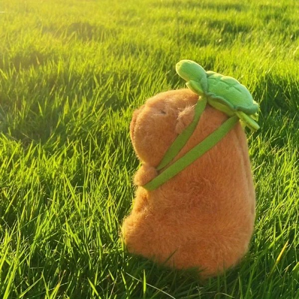 23cm Capybara Plysch Simulering Capibara Anime Fluffig Leksak Söt Docka Gosedjur Mjuk Docka Plysch Jul Thanksgiving Gåva 23cm-9.05in-B