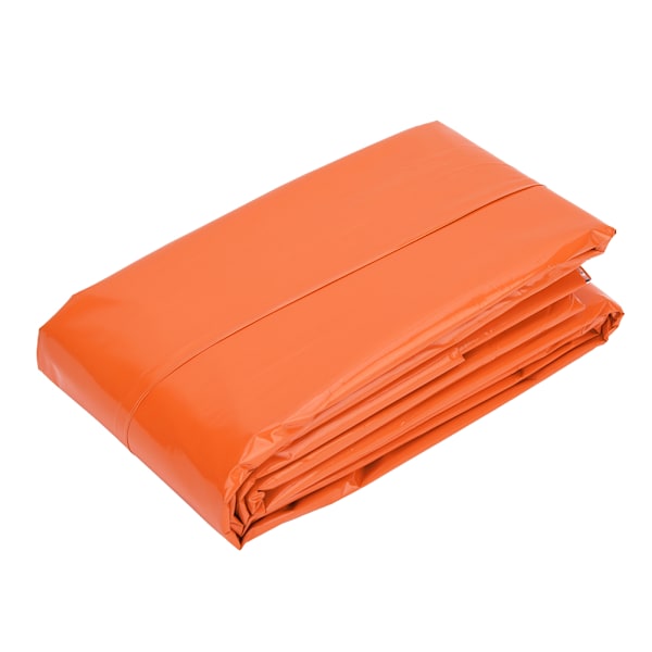 Bärbar Nödsovsäck för Utomhusbruk Håller Värmen Fuktsäker Vadderad Reflekterande Campingmatta Orange 0.2