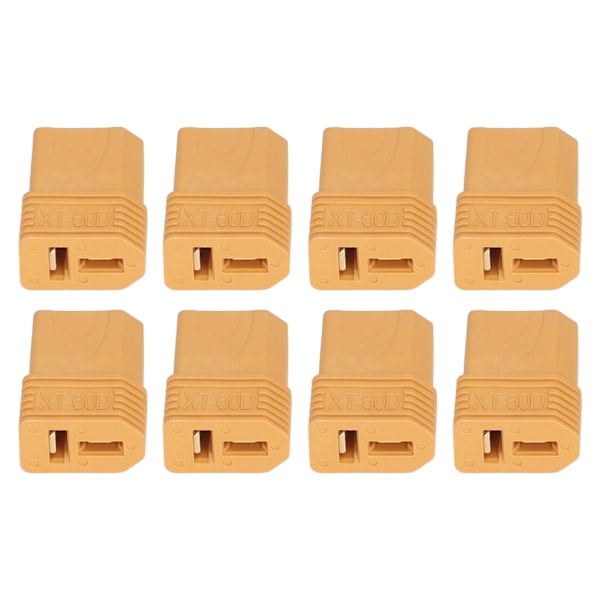 8st RC XT60 hane till T hona adapter i ett stycke koppar Lättvikt Universal XT60 adapter för RC bilar Flygplan Båtar