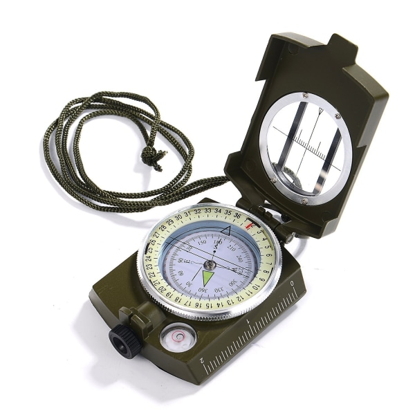 Kompass militär marschkompass med väska för camping, hiki