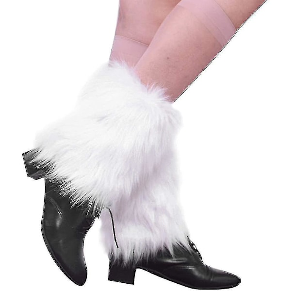 Dame Benvarmere i Kunstig Pels, Vinter Korte Støvlettmansjetter, Overtrekk, Ermer (25 cm)