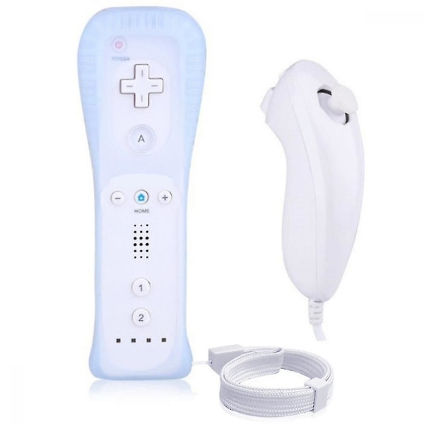 Wii-fjärrkontroll för Nintendo Wii och Wii U-konsol white