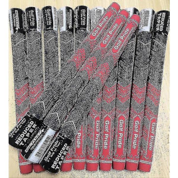10 stk. Golf Pride MCC PLUS 4 +Golfgreb standardstørrelse rød Red