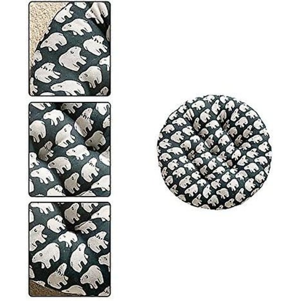 Pyöreä tuolinpehmuste tyyny kotiin, toimistoon, puutarhaan, koristeellinen tyyny patiolle, tatami-istuinalueelle, sisä- ja ulkokäyttöön, 40*40cm