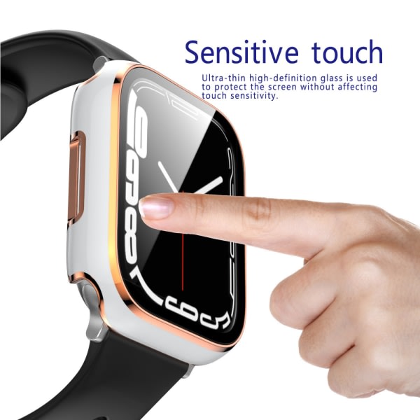 Smartwatch- case för Apple Watch 45 mm skydd reptåligt case