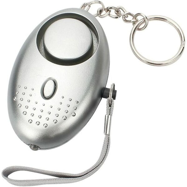 140db Pocket Alarm Personal Alarm Female Key Ring (Silver) IC