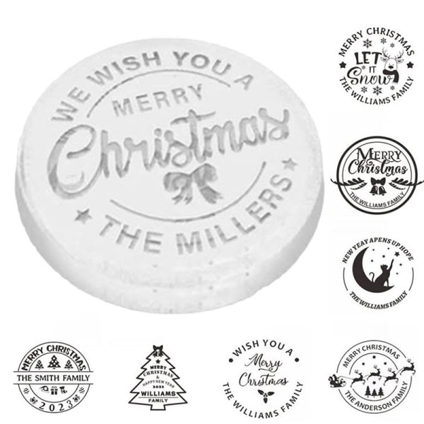 Merry Christmas Cookie ter Stamp Biscuit Fondant Baking Cake Em