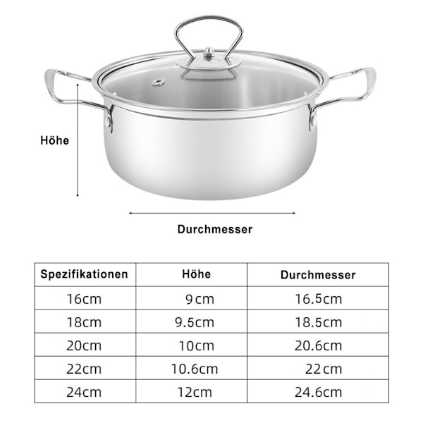 10 st rostfritt stål kastrullset grytor kokkärl set kokkärl pannlock set DHL