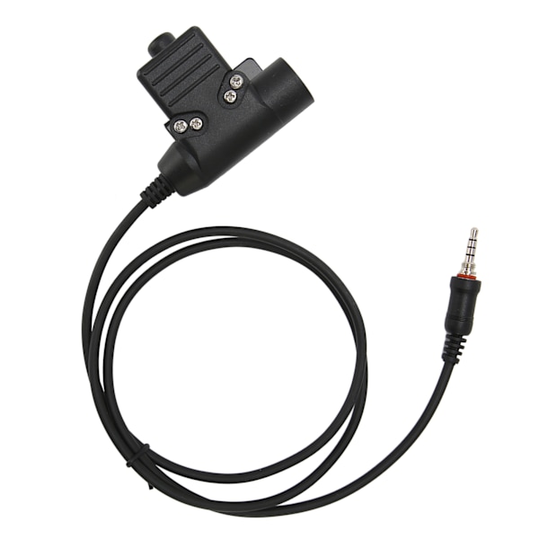 Walkie Talkie Headset Adapter Trycktyp Kompakt Säker Anslutning för Yaesu Vertex VX-6R VX-7R VX-6E VX-7E