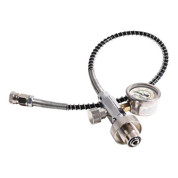 Opgrader 24 tommer Hpa Påfyldningsstation Opladningsadapter Fra Dykkerflaske M/din 232/300bar Stik