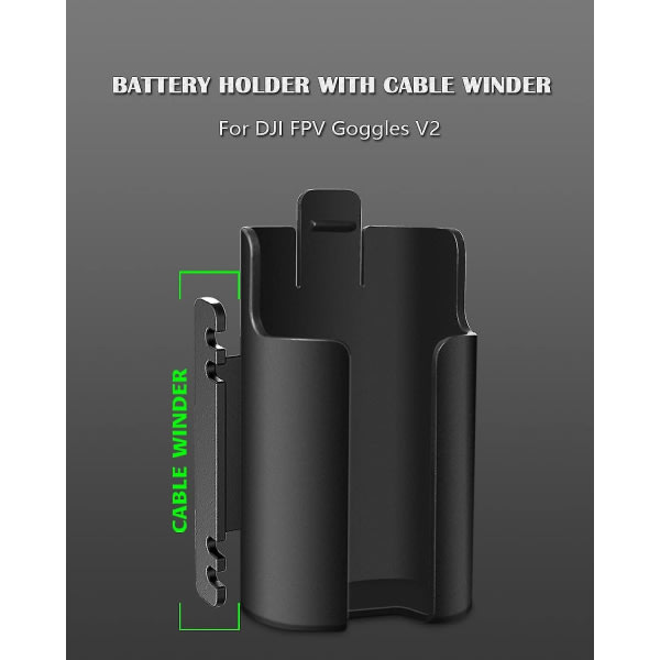 Batterihållare Protector Dji Fpv Drone Goggles V2 Cover Clip Case Monteringsfäste för Dji Fpv
