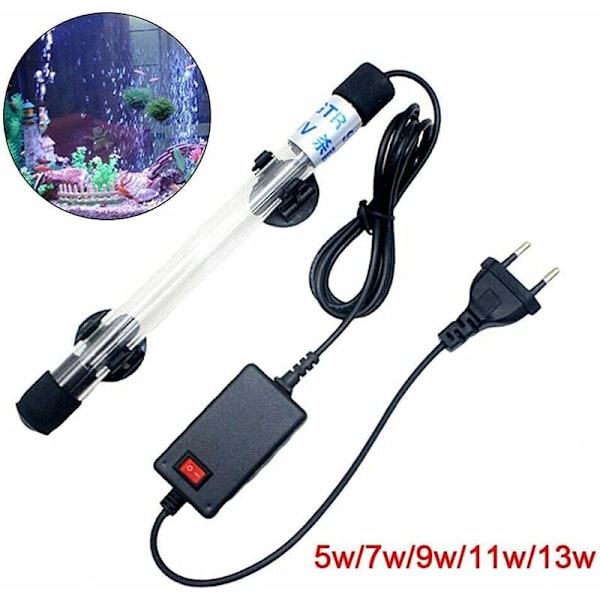 Senkbar UV Sterilisatorlampe for Akvarium 13W【GKS】