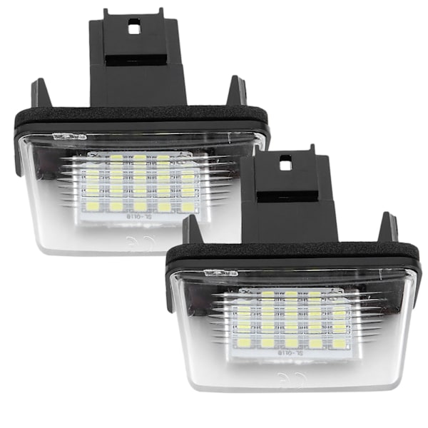 kpl 18 LED vasen & oikea rekisterikilven valo Citroen C3 2002‑2009[GKS] 0.1
