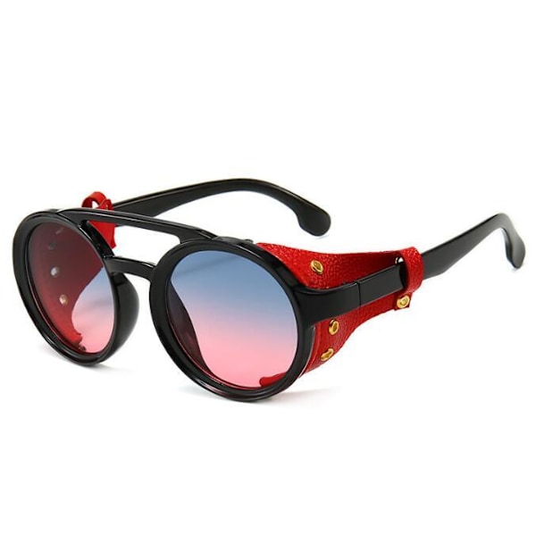 Retro Round Steampunk Sunglasses Women Men