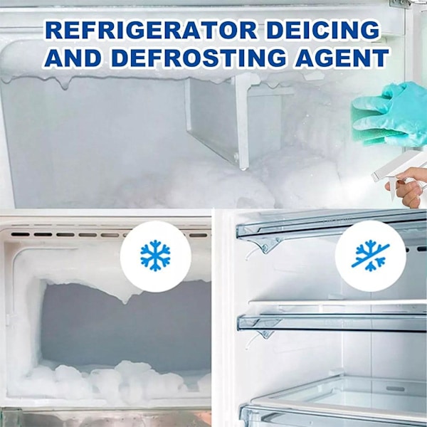 Avfrostningsspray för kylskåp och frysar, Uppgraderad avfrostningsspray 120mlA 1pcs