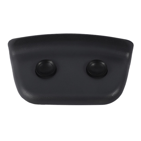 4x Spa Badekpute, PU Badekpute med Sklisikre Sugekopper, Ergonomisk Hodestøtte for Hjemmespa for Avko Svart Black none