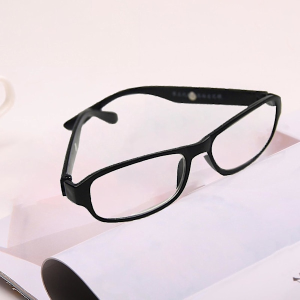 Läsglasögon +4.5 +5.0 +5.5 +6.0 Dioptrier Optiska Linser Glasögon -xx-yuyu Svart Black 6