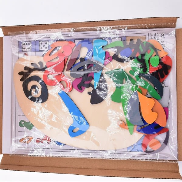 Barn Roliga Pablo Picasso Kit Leksak Pedagogiska leksaker för 6-8 år gamla barn 3d Board Förbättra intelligens Färgspel