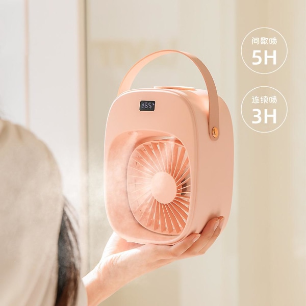 HHL Ny Mini Luftfugter Ventilator Usb Bærbar Skrivebords Luftkøler Husholdnings Vand Køligt