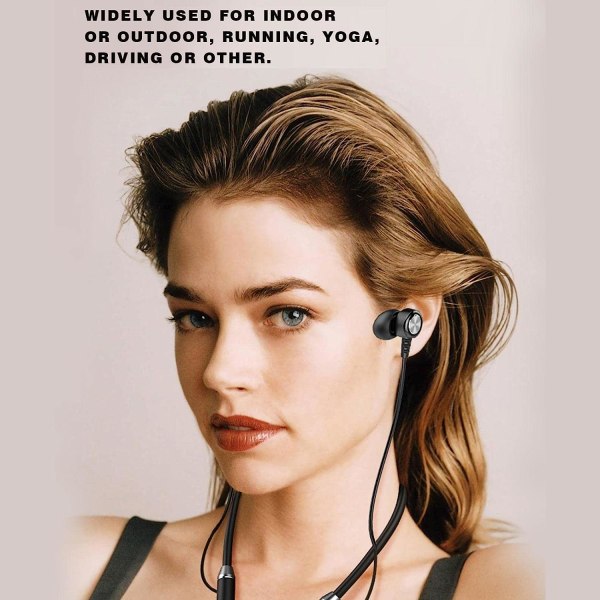Bluetooth 5.1 Hörlurar med halsband, Trådlösa sporthörlurar