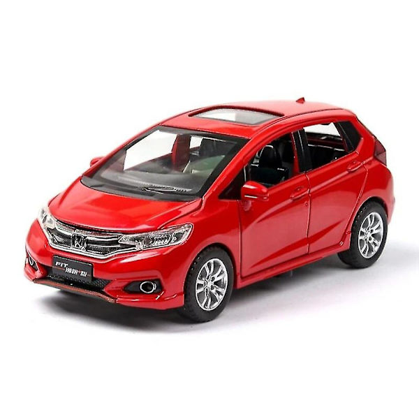 1/32 Honda Fit Jazz Sport Leluauto Painevalettu Pienismalli Maastoauto Vedä Takaisin Ovet Avattavat Ääni & Valo Keräily Lahja Pojalle Lapsille[GKS] HONDA FIT GK52