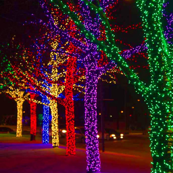 Kirkkaat 66FT 200 LED jouluvalot, joulunauhavalot yhdistävät vihreän Green 400 LEDs