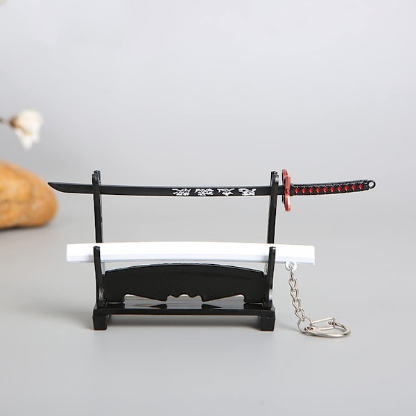 Demon Slayer Miekan Mini Katana Avaimenperät Animehahmo Tanjiro Miehille Kimetsu No Yaiba Zenitsu Avaimenperä Cosplay Riipus