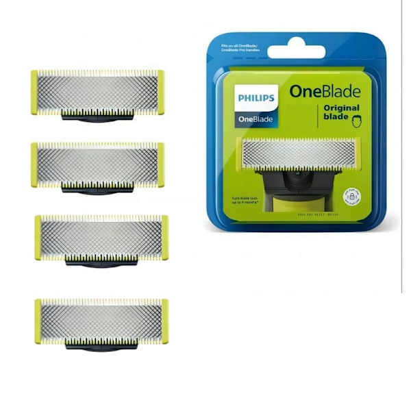 Philips Original stainless steel replacement blades Compatible electric shavers (model QP250/50)+