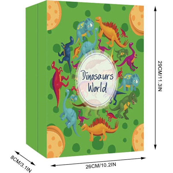 Adventskalender 2024/24, 24 Dages Jule Nedtællingskalender, Julegave Blind Box Dinosaur Fest, Nedtællingskalender Julelegetøj