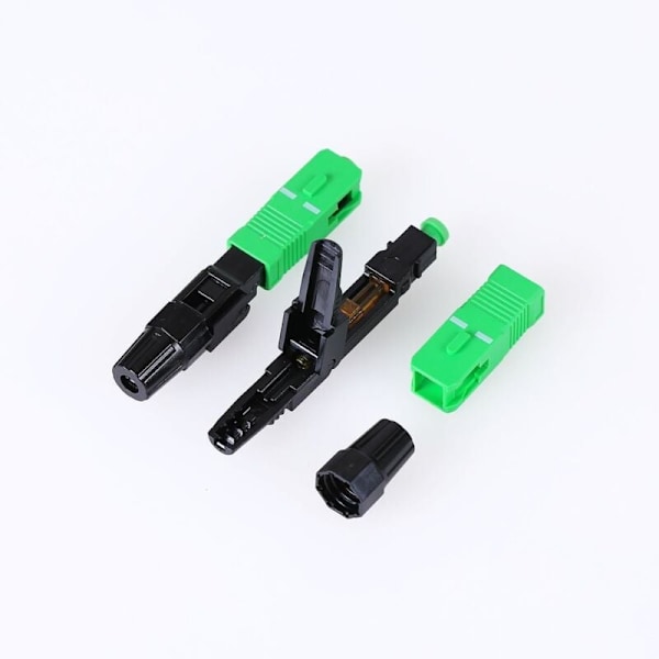 10 stycken SC APC single-mode snabbkontakt/optisk snabbkontakt
