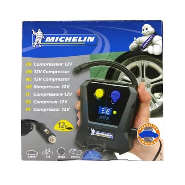MICHELIN Mini digital kompressor 12V 3,5 bar