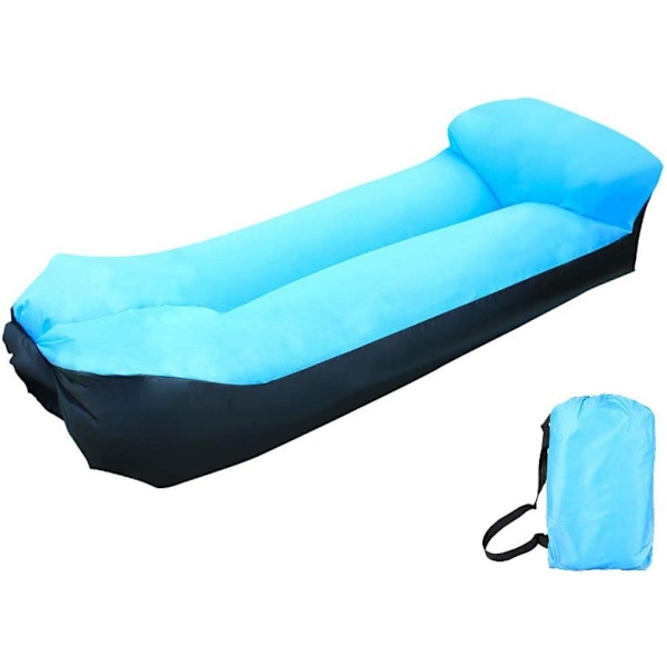 portable inflatable sofa, waterproof non-slip lightweight without air pump