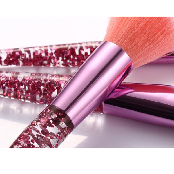 HHL 7 st högkvalitativ kosmetikaverktygssats Mjuka sminkborstar Set Eye Shadow Powder Foundation Eyebrow Blending Beauty Brush
