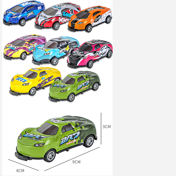 Leikkiauto Voltar + Vetotakaisin (8 kpl)