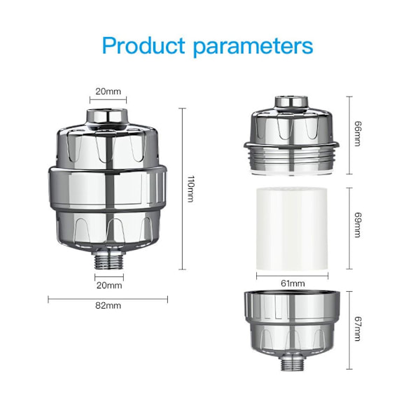 Duschfilter Dusch Dusch W30-2 W30-2[GKS] W30-2 W30-2