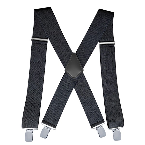INF Justerbara elastiska hängslen Variety Black