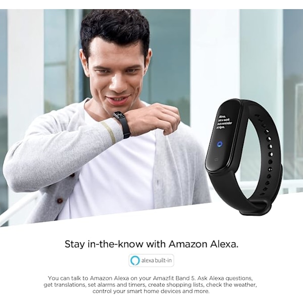 Aktivitets- og fitnesstracker, iltmætning, puls, søvn og stress