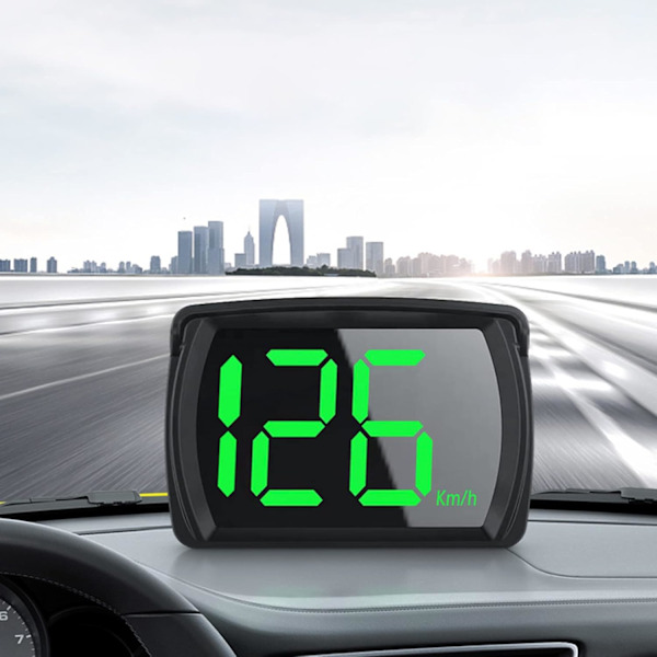 Bil Digital Hastighetsmätare Kmh 2,8 Tum Display Skärmbil Head-up Display Gps Speedometer Kmh Hastighetsvarning Head Up Display För Alla Bilar