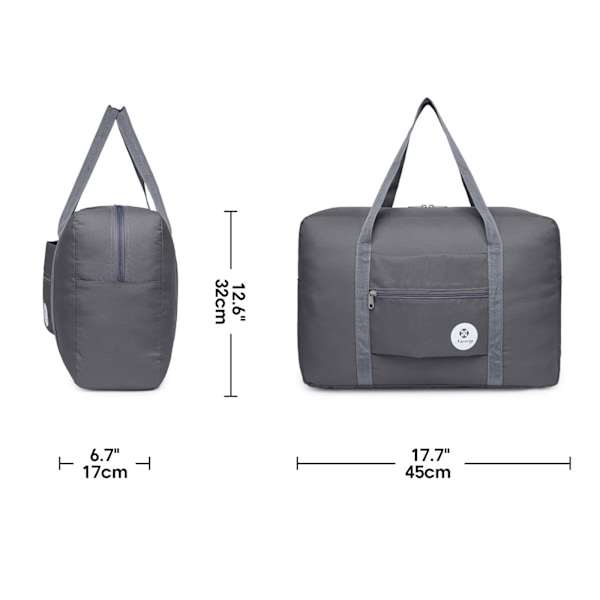 Easyjet Airlines Kabinbag 45x36x20 Understell Foldbar Koffer Håndbagasje Bærebagasje Overnatting for Kvinner og Menn 25L