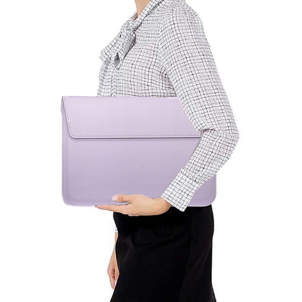 13-tums laptopfodral i konstläder, kuvertväska