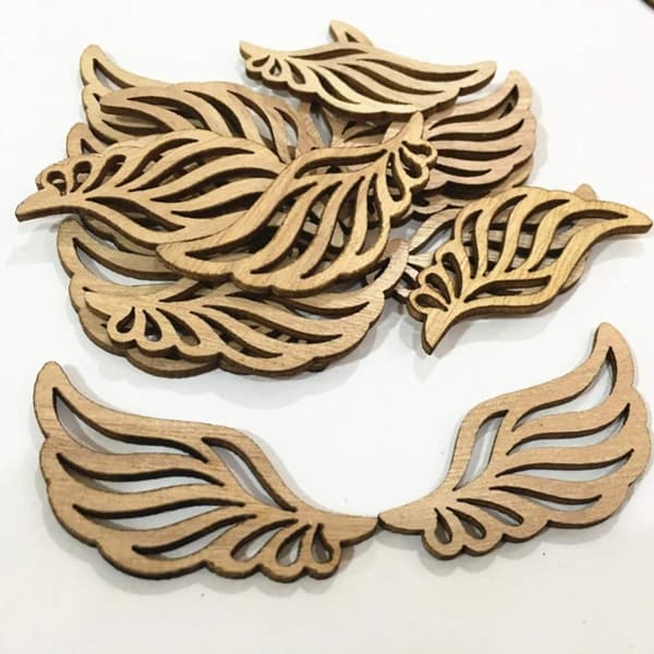 80 stk. Angel Wings Trepatcher, Ubehandlet [GKS]