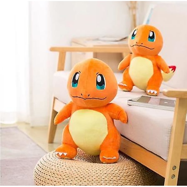 Squirtle Bulbasaur Pikachu Pokemon Plyschdocka Drake Dinosaurie Fylld Leksak Födelsedagspresent 40CM