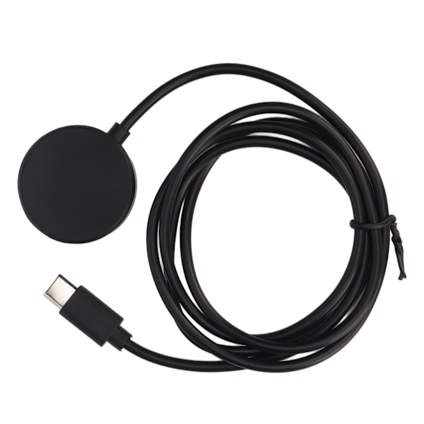Smartklokke Lader Magnetisk USB C med 1 meter Kabel Sort Smartklokke Ladestasjon for Samsung Galaxy Watch 5 Pro