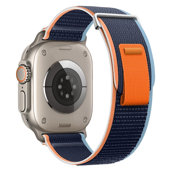 Trail Loop rem til Apple Watch Band 44mm 40mm 45mm 41mm 42 44 45 mm Sportsarmbånd iwatch Ultra 2 49mm serie 9 8 se 7 6 5 4 3 mørkeblå dark navy blue05 49mm 45mm 44mm 42mm