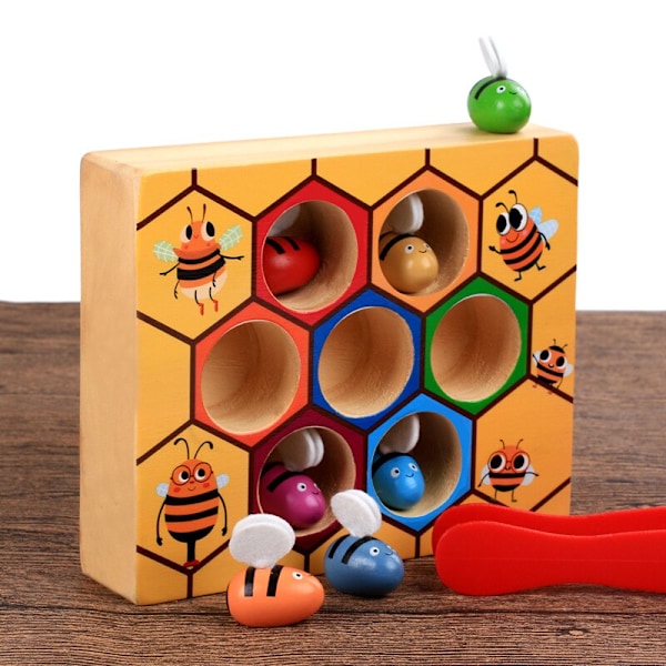 Baby Träleksak Nyhet & Gag Bikupa Spel Lärande