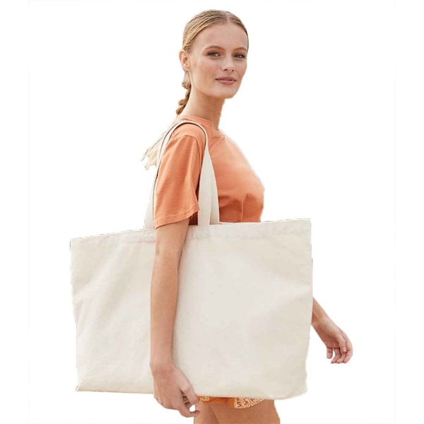 Westford Mill Canvas Oversized Tote Bag Storlek One Natural Natural Natural One Size