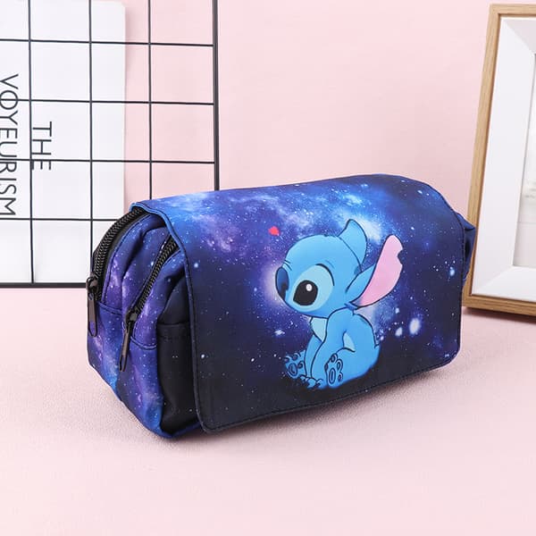 Pencil case Etui figur Lilo & Stitch Print Penalhus Studerende C